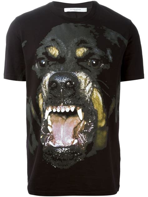 givenchy t shirt rockweller|givenchy rottweiler shirt price.